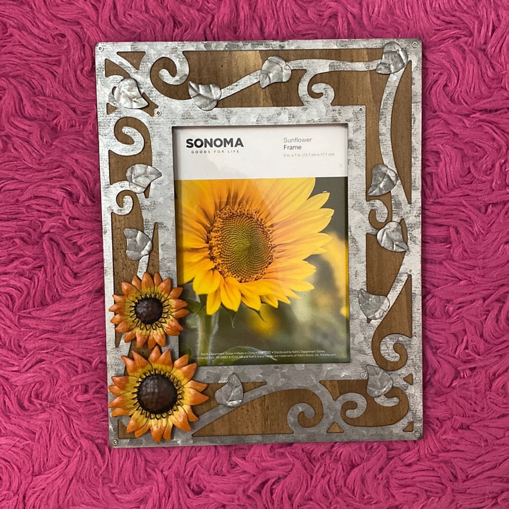 Sunflower picture frame